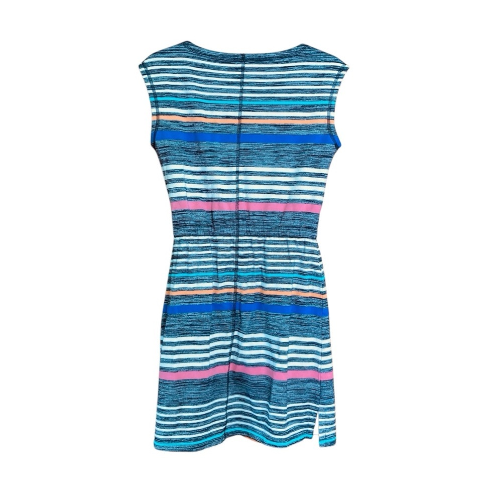 Talbots Multi-Color Stripe Drawstring Waist Sleev… - image 5